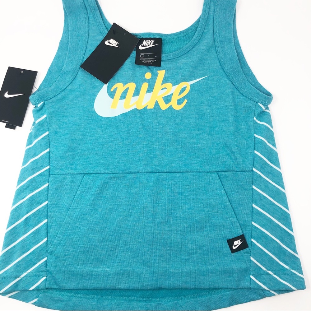 Nike Girls Aqua Tank Top Large